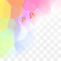 彩色绚丽热气球-空若网 彩色绚丽热气球-空若网