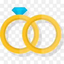 简约扁平化情侣戒-空若网 简约扁平化情侣戒-空若网