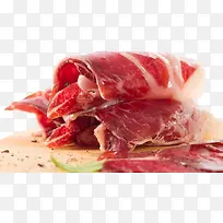 红色美味的食物切片的西班牙火腿-空若网 红色美味的食物切片的西班牙火腿-空若网