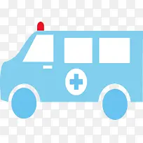 扁平化救护车PNG下载-空若网 扁平化救护车PNG下载-空若网