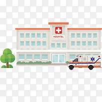 扁平化医院外观-空若网 扁平化医院外观-空若网