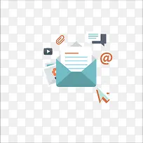 扁平化信封-空若网 扁平化信封-空若网