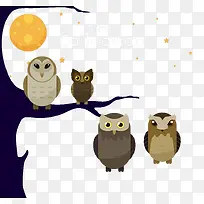 4ֻվ����֦�ϵ�èͷӥ-������