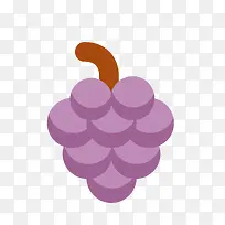 矢量卡通简洁扁平化葡萄-空若网 矢量卡通简洁扁平化葡萄-空若网