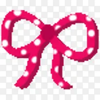 粉红波点丝带-空若网 粉红波点丝带-空若网