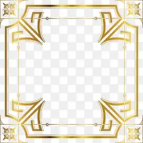 大气金色线条边框-空若网 大气金色线条边框-空若网