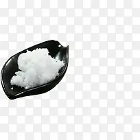 高清摄影黑色的碗白色的盐巴-空若网 高清摄影黑色的碗白色的盐巴-空若网