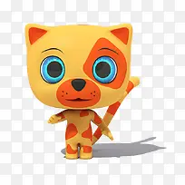 橙色可爱小狗-空若网 橙色可爱小狗-空若网