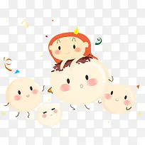 卡通汤圆-空若网 卡通汤圆-空若网