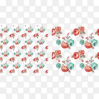 水彩花朵墙布花纹底纹矢量-空若网 水彩花朵墙布花纹底纹矢量-空若网