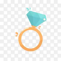 黄蓝色婚礼爱情钻戒-空若网 黄蓝色婚礼爱情钻戒-空若网