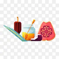 卡通水果冰棒蜂蜜-空若网 卡通水果冰棒蜂蜜-空若网