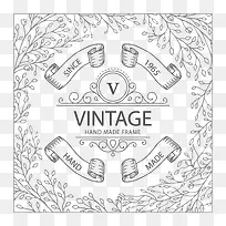 黑白相间的手工制作框架 i-空若网 黑白相间的手工制作框架 i-空若网