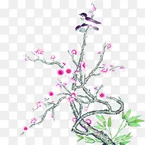 文艺水墨枯树枝-空若网 文艺水墨枯树枝-空若网