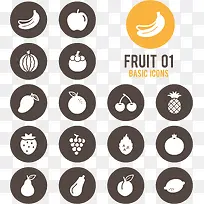 水果矢量图标-空若网 水果矢量图标-空若网
