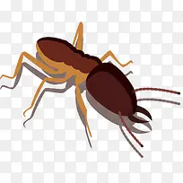 工兵矢量卡通白蚁-空若网 工兵矢量卡通白蚁-空若网