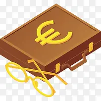 卡通橙色箱子-空若网 卡通橙色箱子-空若网