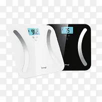 实物黑白色人体电子称重秤-空若网 实物黑白色人体电子称重秤-空若网