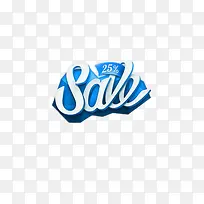 蓝色英文促销标签-空若网 蓝色英文促销标签-空若网