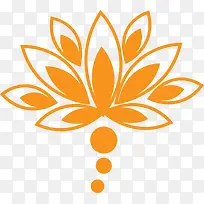 橙色荷花-空若网 橙色荷花-空若网