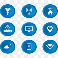 ��ɫԲ�������źŰ�ť-������