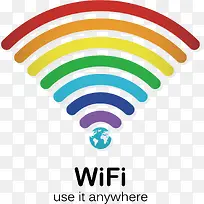 矢量图创意WiFi信号-空若网 矢量图创意WiFi信号-空若网