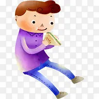 手绘卡通小人食物-空若网 手绘卡通小人食物-空若网