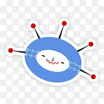 蓝色有趣机器人-空若网 蓝色有趣机器人-空若网