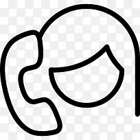 秘书电话接收机图标-空若网 秘书电话接收机图标-空若网