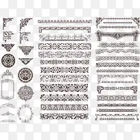 花纹边框矢量设计素材-空若网 花纹边框矢量设计素材-空若网