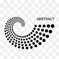 矢量螺旋圆点花纹-空若网 矢量螺旋圆点花纹-空若网