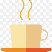 冒热气的奶茶卡通杯子-空若网 冒热气的奶茶卡通杯子-空若网