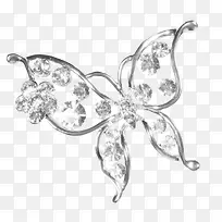 银色蝴蝶png免抠图片-空若网 银色蝴蝶png免抠图片-空若网