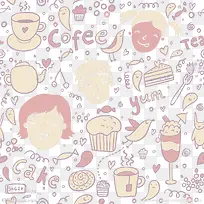 矢量食物浅色背景素材-空若网 矢量食物浅色背景素材-空若网