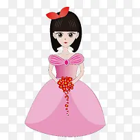 手绘卡通女孩素材-空若网 手绘卡通女孩素材-空若网