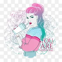 女王大人AI插画素材-空若网 女王大人AI插画素材-空若网