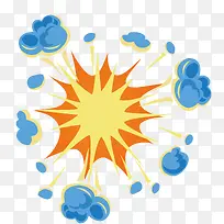 卡通爆炸图案矢量png-空若网 卡通爆炸图案矢量png-空若网