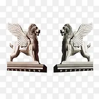 两个石狮子-空若网 两个石狮子-空若网