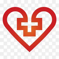 慈善献爱心红十字矢量元素-空若网 慈善献爱心红十字矢量元素-空若网