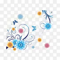 时尚花纹矢量图-空若网 时尚花纹矢量图-空若网