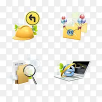 创意黄色图标-空若网 创意黄色图标-空若网