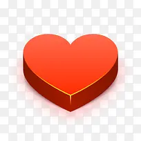 矢量心形按钮-空若网 矢量心形按钮-空若网