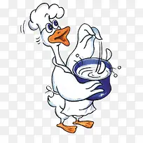 插画鸭子-空若网 插画鸭子-空若网