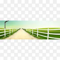 大气农庄道路海报背景-空若网 大气农庄道路海报背景-空若网