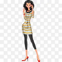 时尚卷发女孩-空若网 时尚卷发女孩-空若网