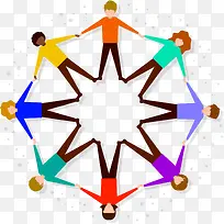 手牵着手躺成圈的人-空若网 手牵着手躺成圈的人-空若网