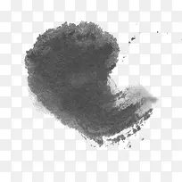 黑色中国风点墨不规则形状-空若网 黑色中国风点墨不规则形状-空若网