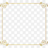大气金色边框-空若网 大气金色边框-空若网