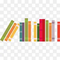 多彩卡通扁平书堆-空若网 多彩卡通扁平书堆-空若网