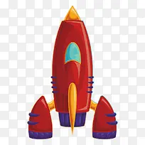卡通手绘航空航天卡通火箭矢量-空若网 卡通手绘航空航天卡通火箭矢量-空若网